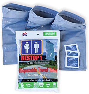 Rejsetoilet - 3-pack
